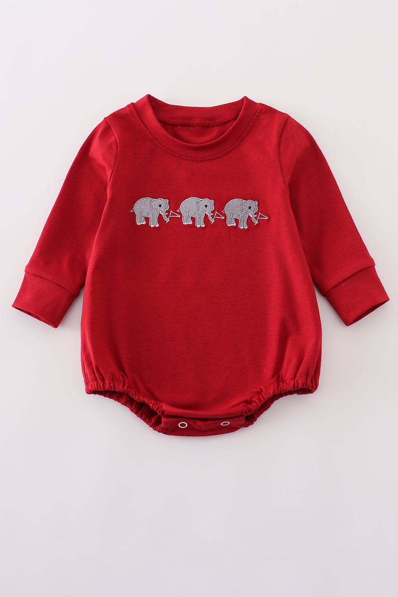 Alabama Roll Tide Elephant Embroidery Bubble Honeydew