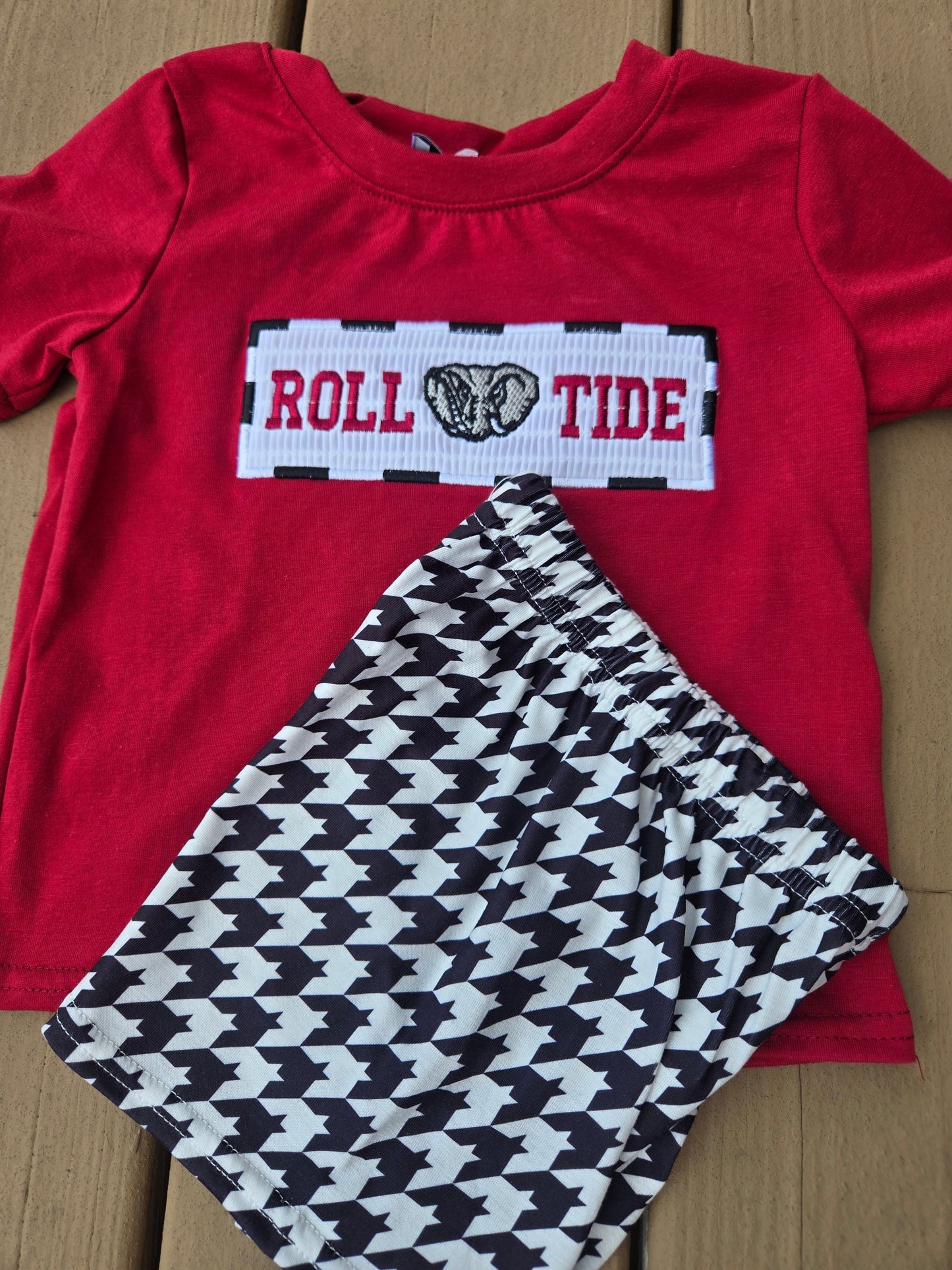 Alabama RT Boy Short Smocked Set Honeydew