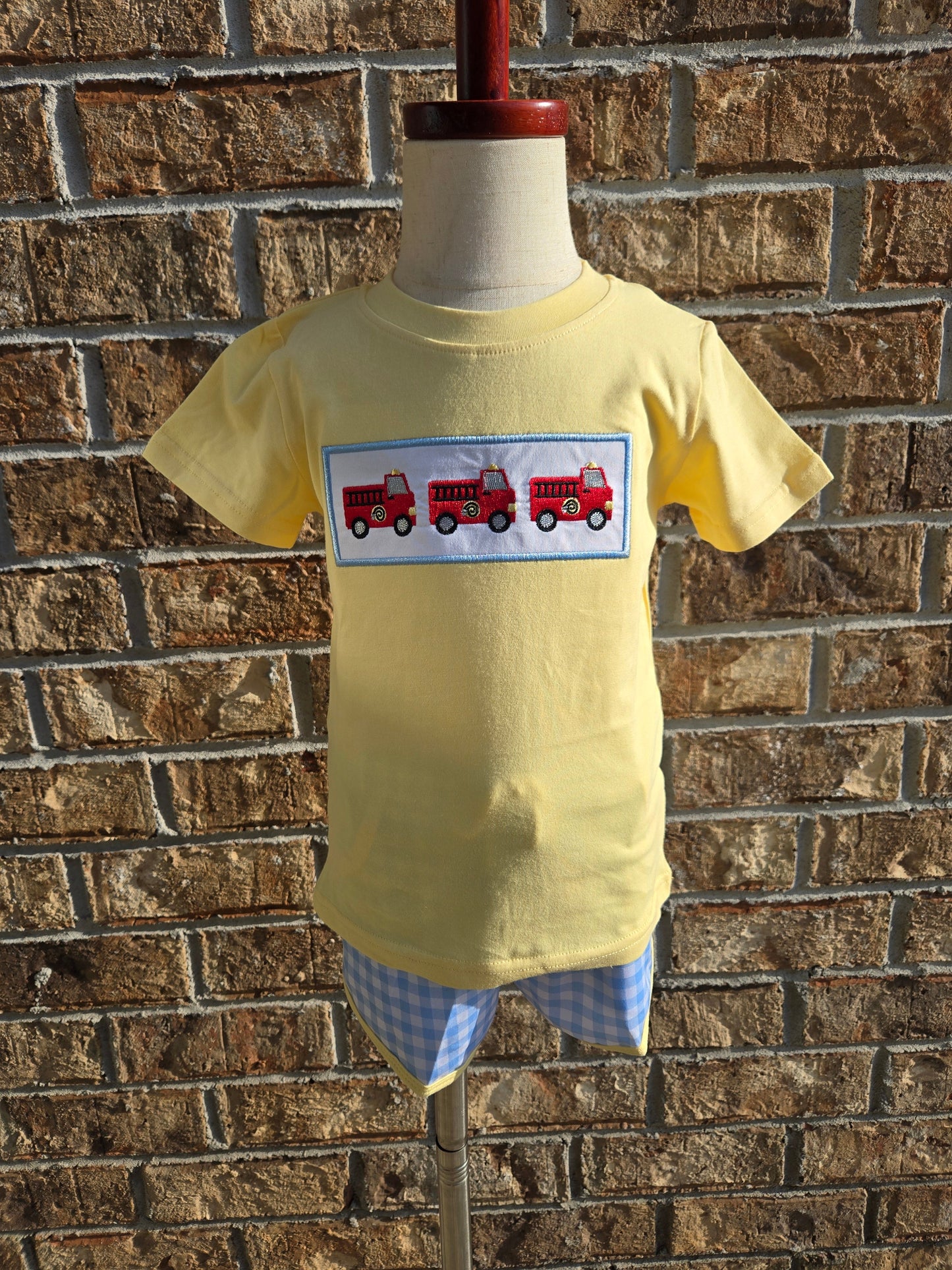 Yellow Fire Fighter Collection - Boy 2 Pc Set Boyis