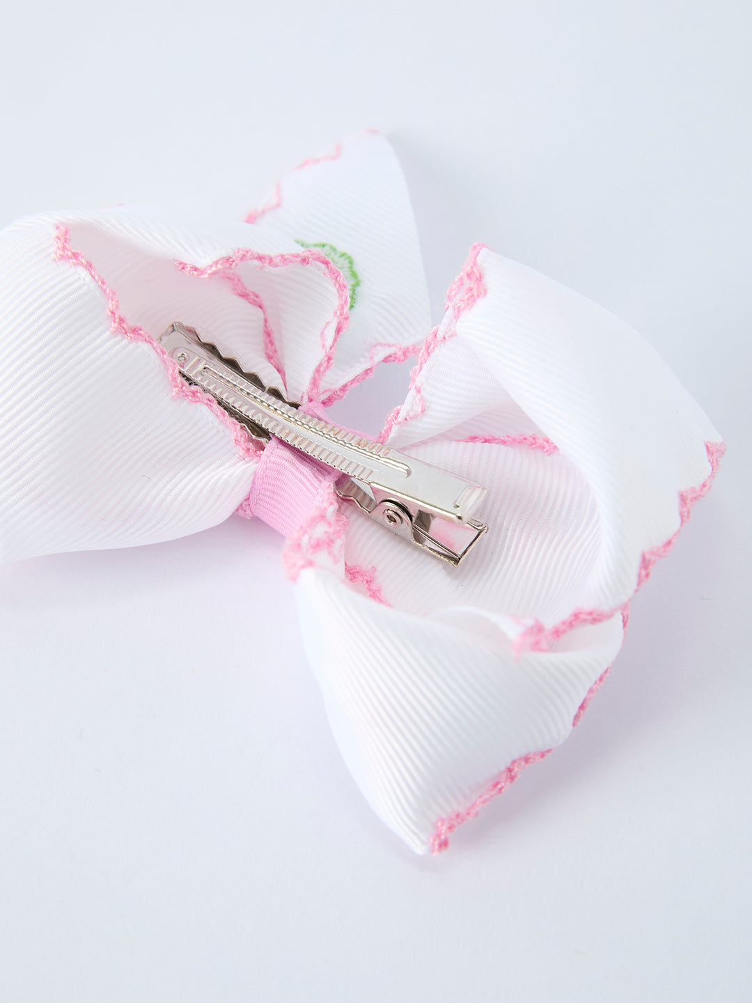 Watermelon Embroidered Girls Hairpin 4.3 Inches - Pink Rylee Faith