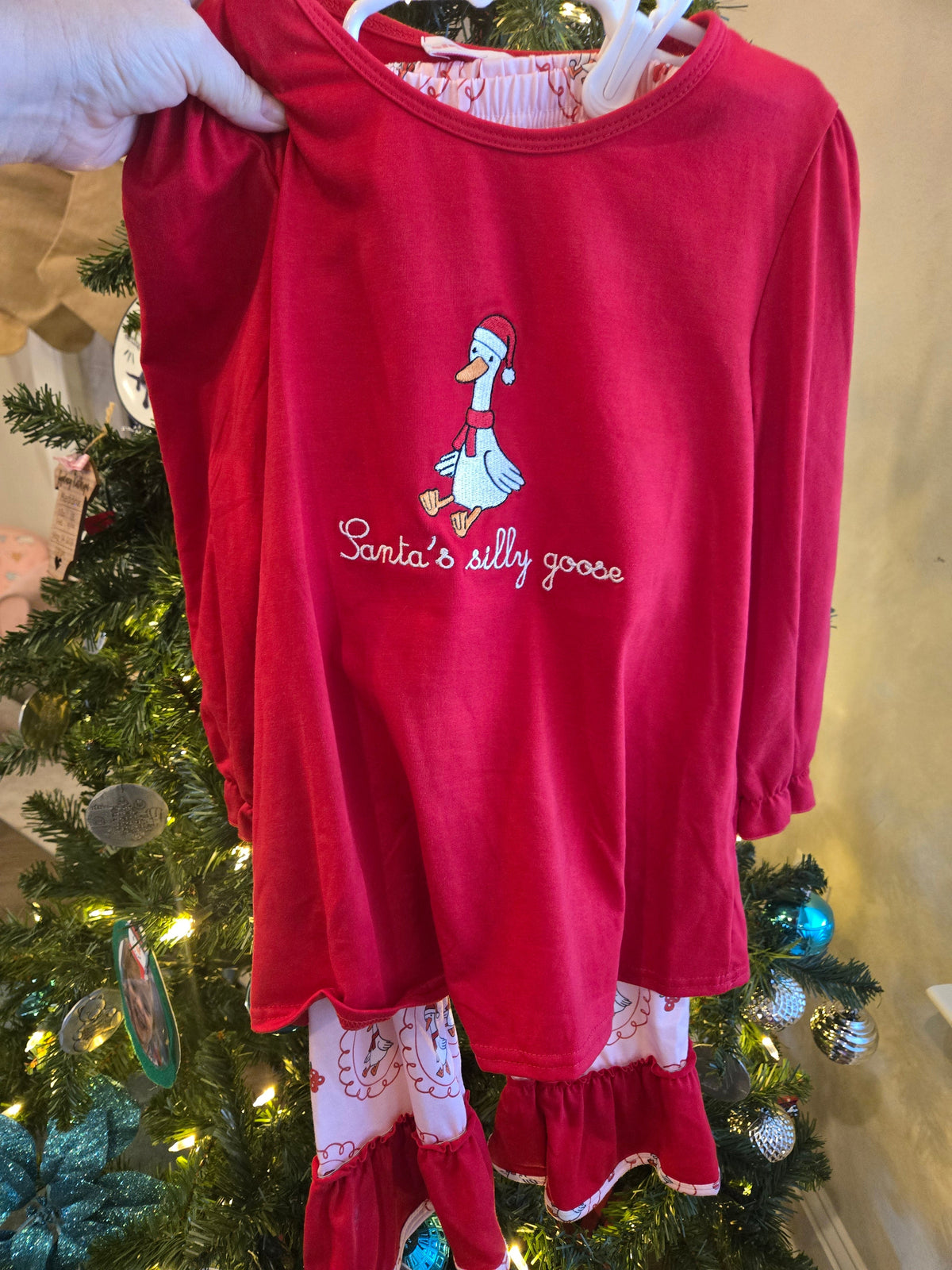 Santa's Silly Goose Pants Set Simply21
