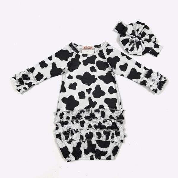 Baby Girl 2 Pc Gowns Clover Cottage