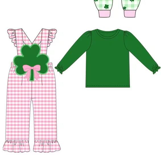 Four Leaf Clover Applique Collection - ETA January Boyis