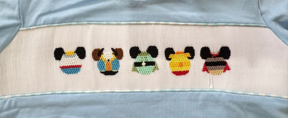 Halloween Mouse Boy Hand Smocked Romper Ambabie