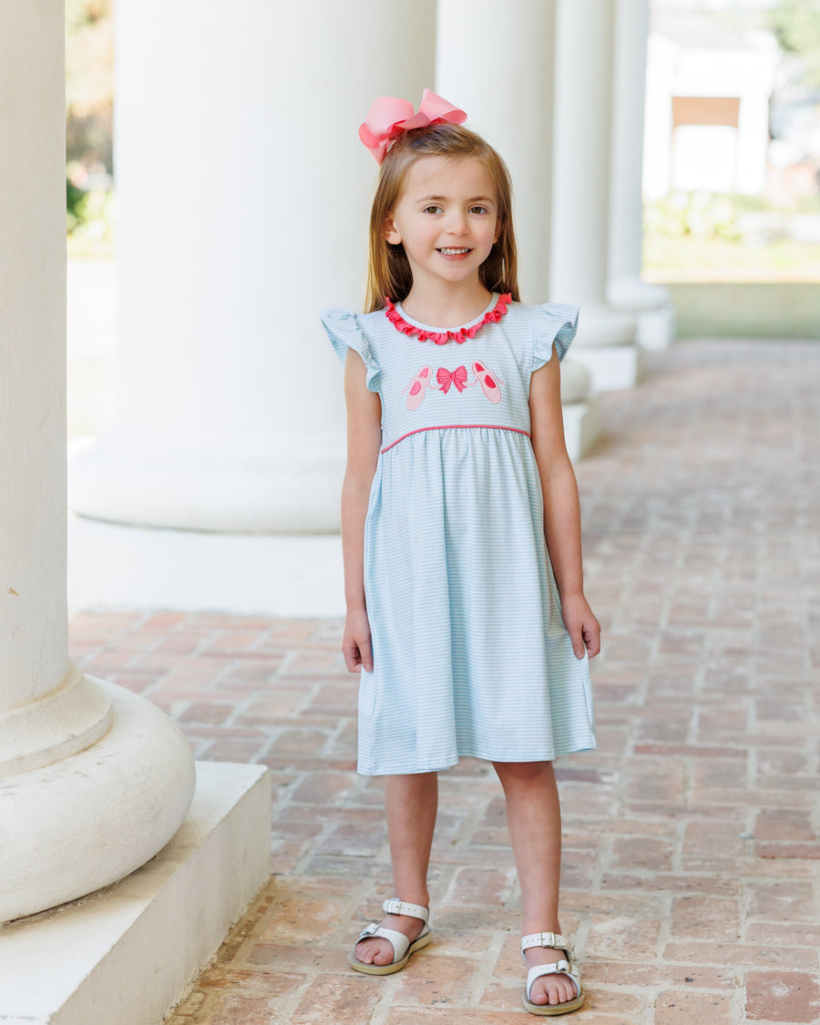En Pointe Girl Dress Smock Candy
