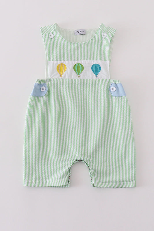 Hot Air Balloon Embroidery Boys Blue Balloon Jonjons Magic Group