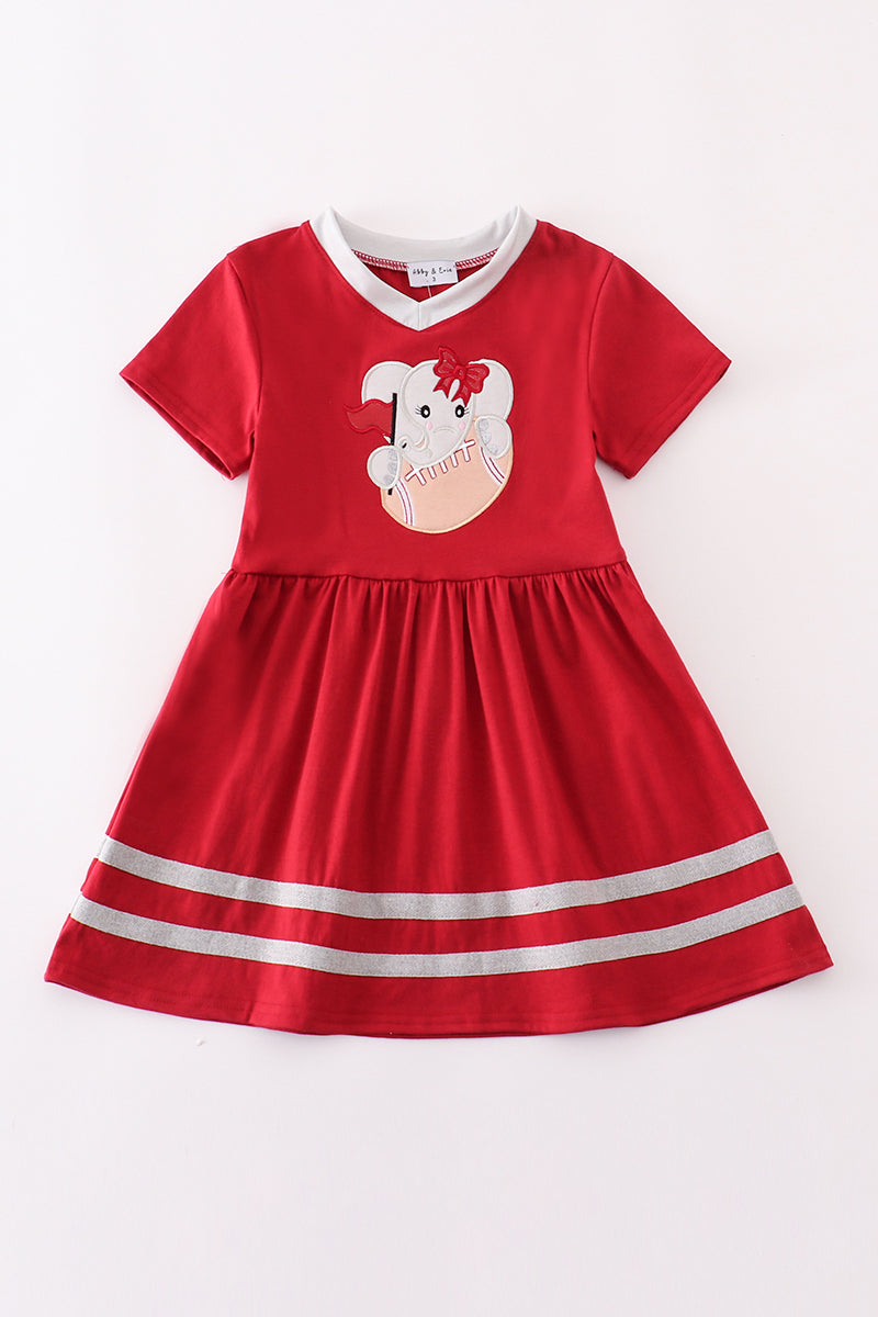Alabama Applique Girl Dress Honeydew