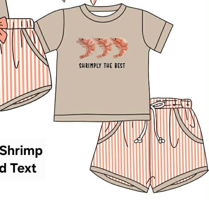Shrimply the Best SSP exclusive Boy Short Set Collection- Eta August Boyis