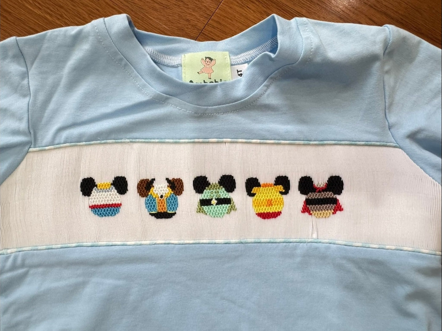 Halloween Mouse Boy Hand Smocked Shorts Set
