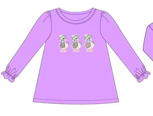 Duck Mardi Gras Embroidery Sweatshirt Collection - ETA December Boyis