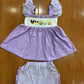 Halloween Mouse Girl Hand Smocked Shorts Set Ambabie