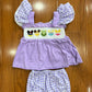 Halloween Mouse Girl Hand Smocked Bloomer Set Ambabie
