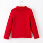 Christmas Tree Red Mockneck Girl Sweater Pullover Rylee Faith