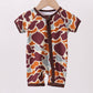 Camouflage Print Bamboo Pajama Romper Honeydew