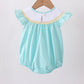 Summer Lemon Smocked Ruffle Bubble Honeydew