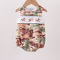 Duck Camo Embroidery Knit Boy Bubble Honeydew