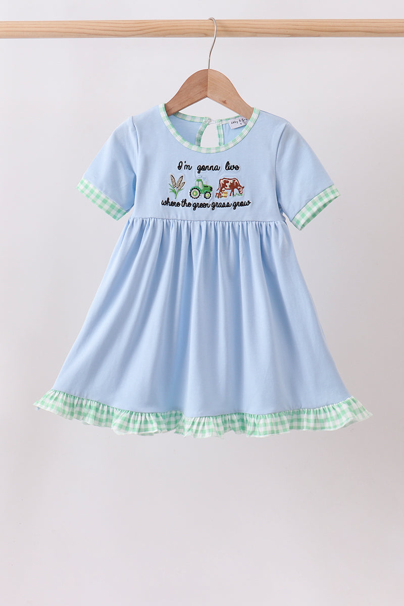 Green Grass Grows Dress Honeydew