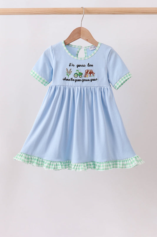 Green Grass Grows Dress Honeydew