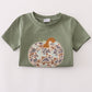 Green Camo Pumpkin Pants Set Honeydew