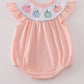 Pink Embroidery Pumpkin Bubble Honeydew