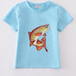 Blue Fish Applique Boy Shirt Honeydew