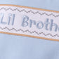 Blue Big Brother Embroidery Boy Bubble Honeydew