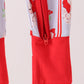 Blue Stripe Santa Claus Boy Bamboo Romper Honeydew