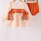 Sweet as Pie Girl Hanging Applique Bloomer Set Honeydew