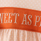Sweet as Pie Girl Hanging Applique Bubble Honeydew