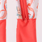 Coral Gingerbread Bamboo Zipper Romper Honeydew