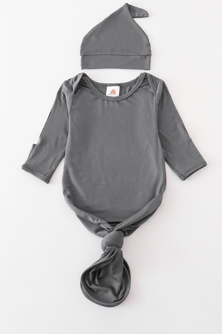 Bamboo Baby 2 Pc Gown Honeydew
