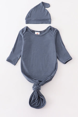 Bamboo Baby 2 Pc Gown Honeydew
