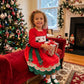 Hand Smocked Red Candy Cane Dress Ambabie