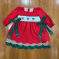 Hand Smocked Red Candy Cane Dress Ambabie