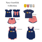Navy Crawfish Girl Romper - ETA January BOYIS