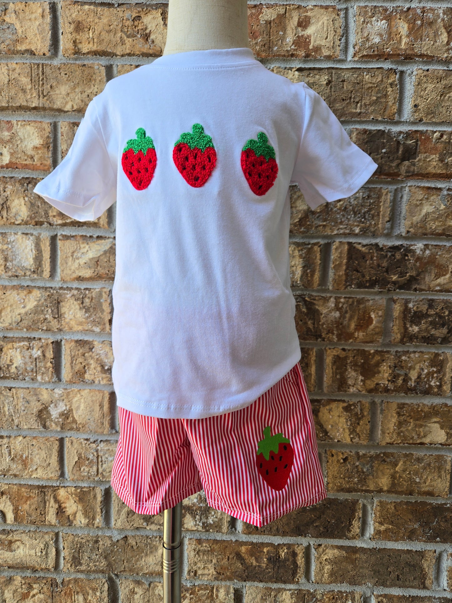 Strawberry French Knot Short Set Playtime Couture