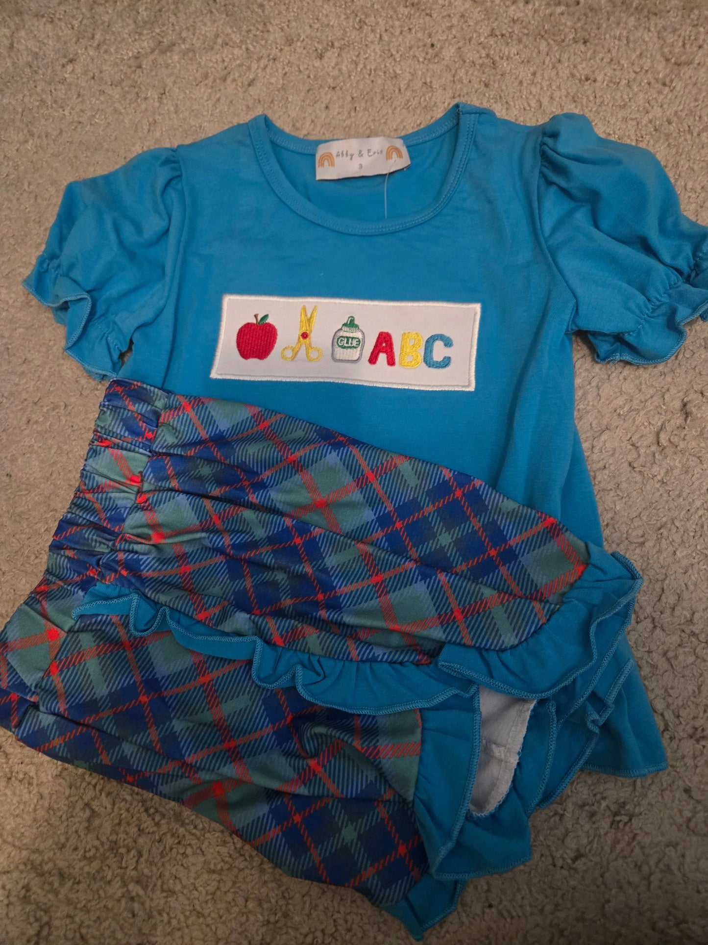 ABC school 2 Pc Girl Set Honeydew