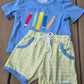 Blue Crayon Boy Set Honeydew