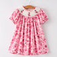 Boots Smocking Embroidered Floral SS Dress Rylee Faith