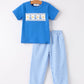 Autumn Blue Striped Boy's Cowboy 2 Pc Set Rylee Faith
