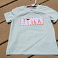 Blue Tool Embroidery Boy Top Honeydew