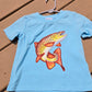 Blue Fish Applique Boy Shirt Honeydew