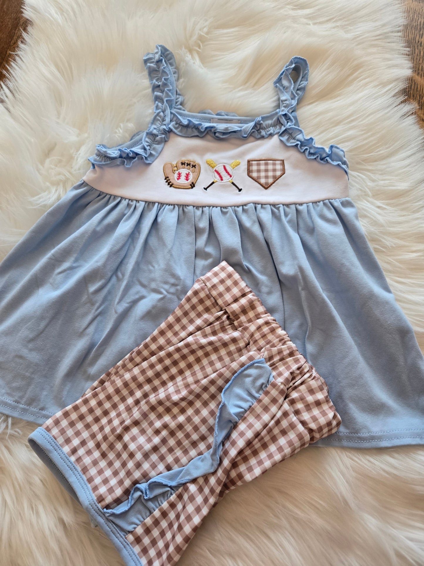 Baseball Girl Set Honeydew