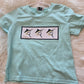 Blue Swordfish Embroidery Boy Top Honeydew
