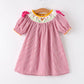 Autumn Smocked Chicken Embroidered Girl Dress Rylee Faith