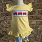 Yellow Fire Fighter Collection - Girl 2 Pc Set Boyis