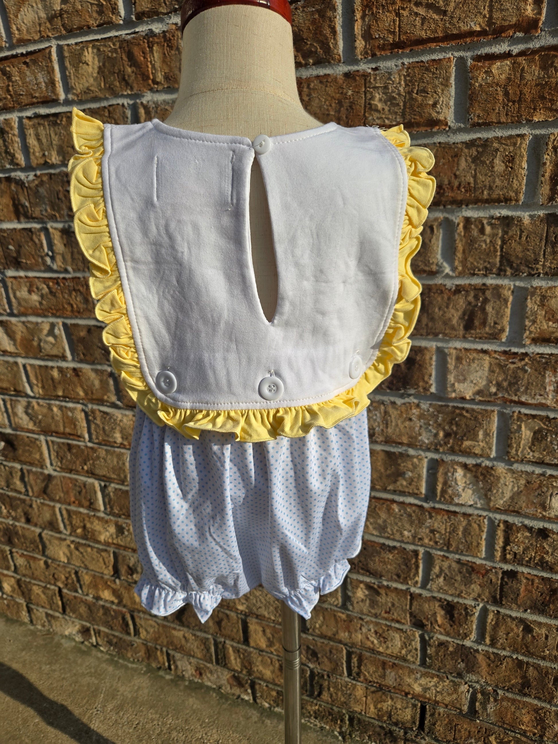 Little Ducks Embroidery Girl Bubble Boyis