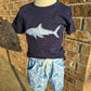 Camo Sharks Applique Collection - Boy 2 Pc Set Boyis