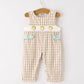 Fall Thanksgiving Beige Turkey Embroidery Smocking Boy Jonjon Rylee Faith