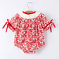 Valentine's Be Mine Girl Romper Rylee Faith